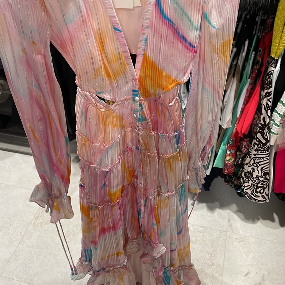 High Low Rococo Sand Dress - Picture 4 of 4